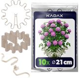 KADAX Vaste plantenhouder rond Ø 21 cm (set van 10, beige)