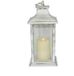 DUE ESSE CHRISTMAS SRL Lantaarn met witte kaars 30 cm