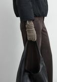 comma Zandsteen Effen Polyamide Vingerhandschoenen voor Volwassenen