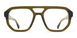 Mykita Amare Lunettes De Vue Unisexe Vert Géométrique 53mm