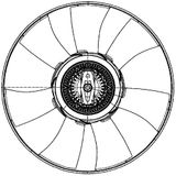 MAHLE CFF 501 000P koelmiddelkoeler/condensatorventilator Behr Premium Line