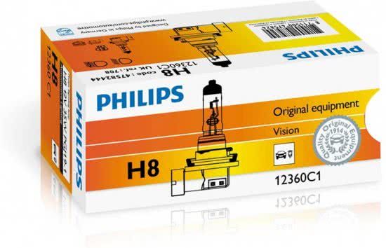 Philips X-line Standard H8 12360C1 - Blister