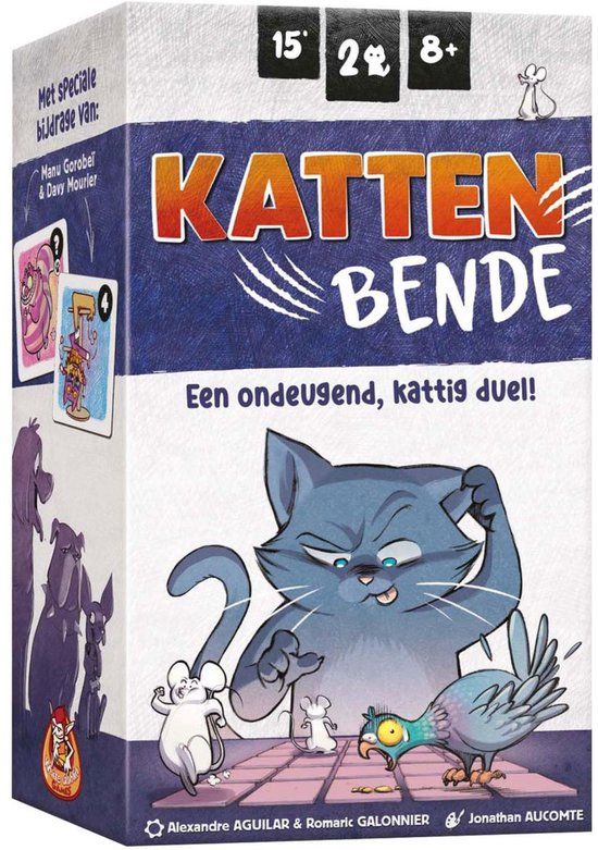 White Goblin Games Kattenbende - 2 persoonsspel - 2 spelers - Tegellegspel - 15 minuten - Vanaf 8 jaar