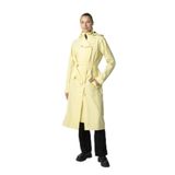 agu Trench Coat Long Regenjas Dames Waterdicht - Golden Mist