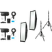 Nanlite FS 60B Bi-color LED Continuous Light Dual Kit with Stand and Softbox