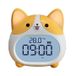 Corgi Réveil LED pour chien avec veilleuse - Jaune