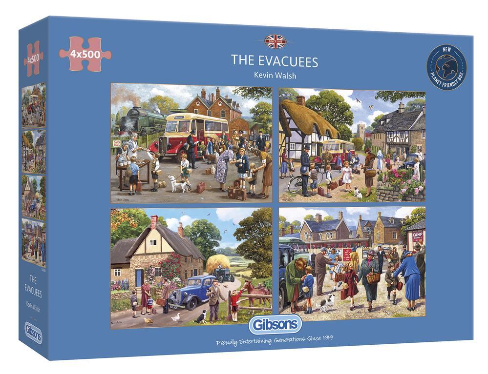 Gibsons The Evacuees Puzzel (4 x 500 stukjes)