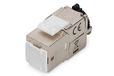 DIGITUS Cat. 6A Keystone Module, Shielded with Intelligent Cable Manager