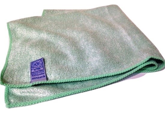 ultra microfibre Microvezeldoek professioneel groen 10 stuks 40x40cm