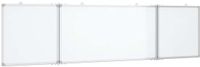 vidaXL Whiteboard magnetisch inklapbaar 160x40x1,7 cm aluminium