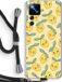 Case Company Xiaomi 12T Case with Cord - Lemons - Black Cord - Back Cover
