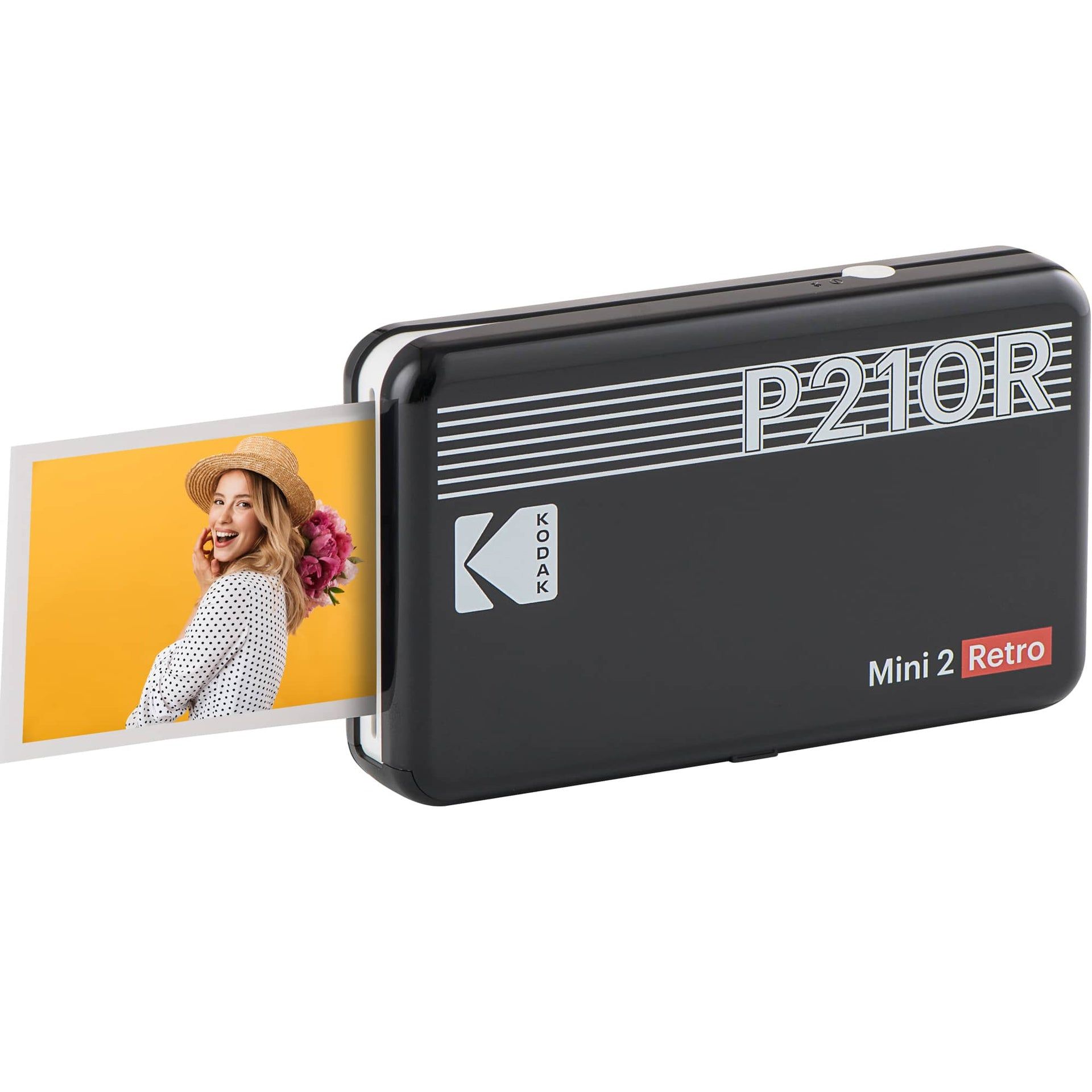 Kodak Mini 2 Retro - Mobiele Fotoprinter - Zwart