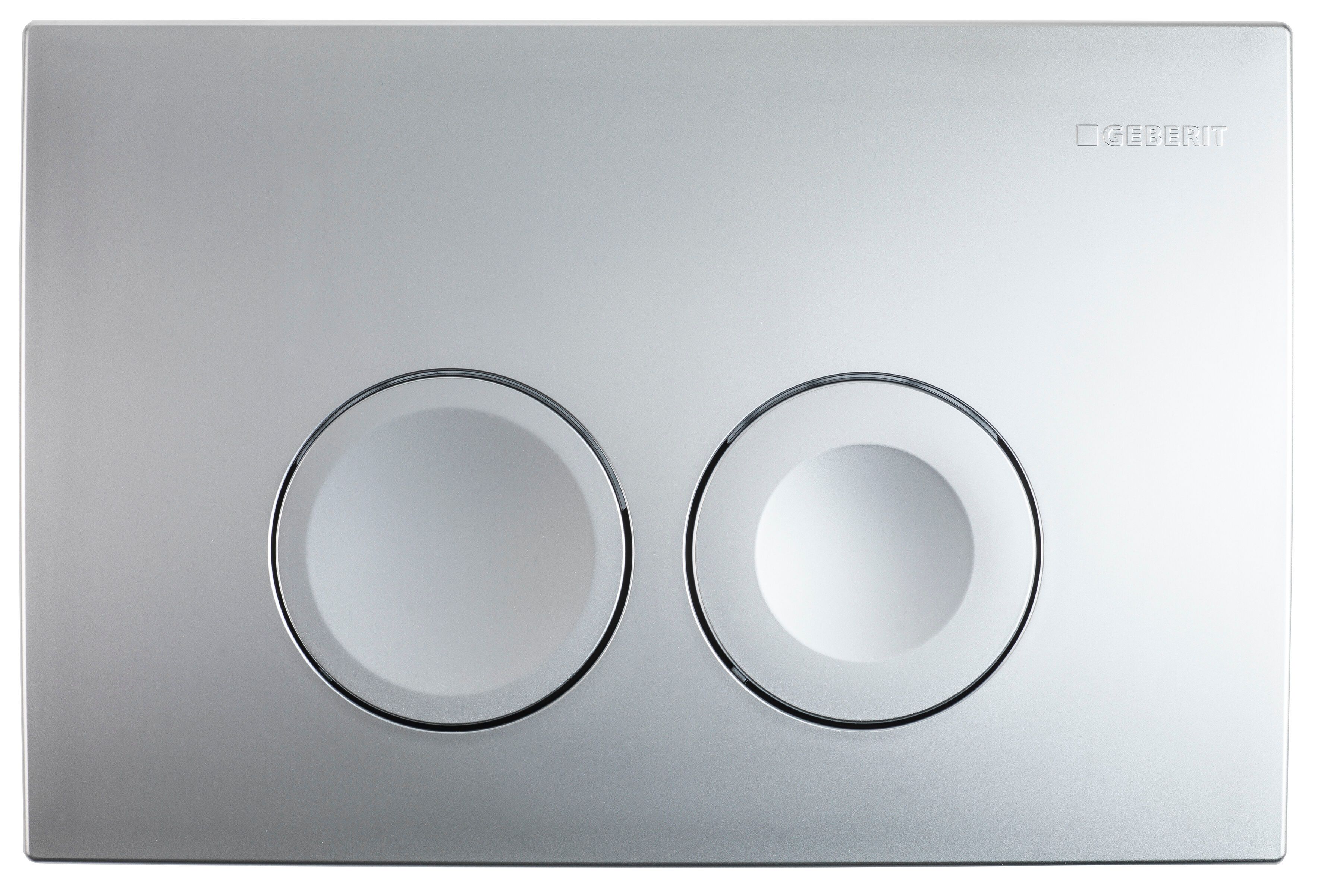 Geberit Delta 25 bedieningspaneel - mat chroom