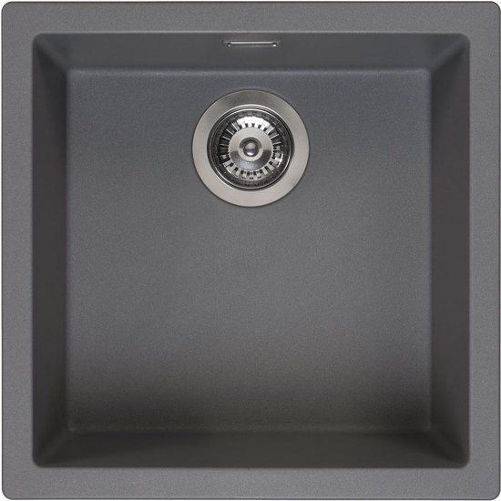 Reginox AMSTERDAM 40 GREY SILVERY - Granite Sink - Single Bowl - Modern Design
