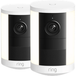 Ring Spotlight Camera 2e Generatie Stekker Wit Duo Pack