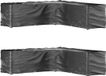 vidaXL Tuinmeubelhoes L-vormig Zwart 300x300x90 cm