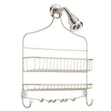 iDesign Cero Brede Douche Caddy, Satijn/Wit