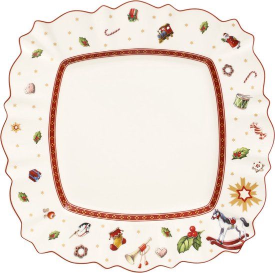 Villeroy & Boch Toy's Delight Dinerbord - Wit - 28x28cm - Porselein