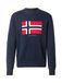 NAPAPIJRI Pull 'Mura' beige clair / marine / rouge