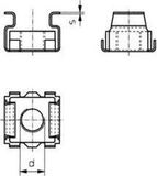 TOOLCRAFT Kooimoeren M6 Staal 10 stuk(s)