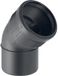 Geberit Silent-PP Bocht, DN 30, dø 32 mm, 390.021.14.1