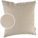 Kissenbezug Kumo Kissenbezug Kunstleder Dekokissen Sofakissen Leder-Kissenbezüge Kissenhülle Kissen KUMO Beige 60x60cm zonder vulling
