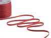 Furlanis - Dubbel satijnen lint, Italiaanse stof - koraalrood, 6 mm x 100 m