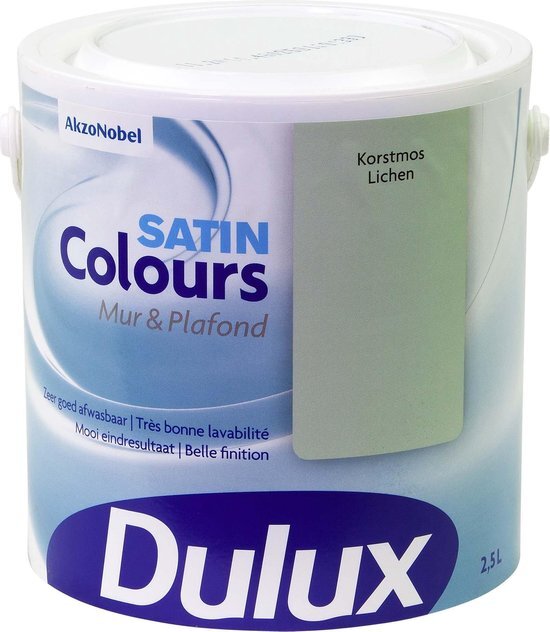 DULUX Colours Mur & Plafond Satin Korstmos 2,5L