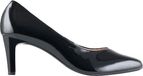 Högl 176004 Pumps Zwart Leer Blokhak 5-7 cm Ronde Neus