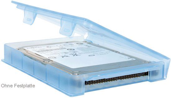 LogiLink 1x2,5 HDD Protection Box Aquablauw