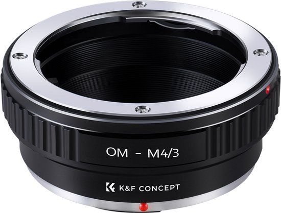 K&F Concept OM-M43 high precision adapter - Olympus OM lens op Micro Fourthirds M4/3 camera