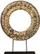 Anna's Collection Verlichte krans/decoratie ring - metaal - warm wit licht - D28 cm - 800 micro led lampjes - kerstverlichting kerstkrans