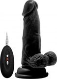 Shots RealRock - 6" Realistic Cock - Black