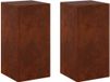 vidaXL Plantenstandaard 2 stuks Roestkleurig 30 x 30 x 60 cm Staal