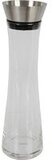 Cuisine Elegance Waterkaraf - 1l - Met Zeef - Vaatwasserbestendig - Transparant/Zilver
