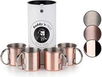 Buddy's Bar Moscow Mule Bekers - Set van 4 Koperen Cocktailglazen - 450 ml
