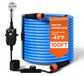 StarTech Verwarmde drinkwaterslang voor campers - 30,48 meter - Vorstvrij tot -43 °C - Met thermostaat - Met aardlekschakelaar - 12,7 mm binnendiameter - Blauw