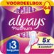 Always Platinum Day & Night - Maandverband - Super - 64 stuks