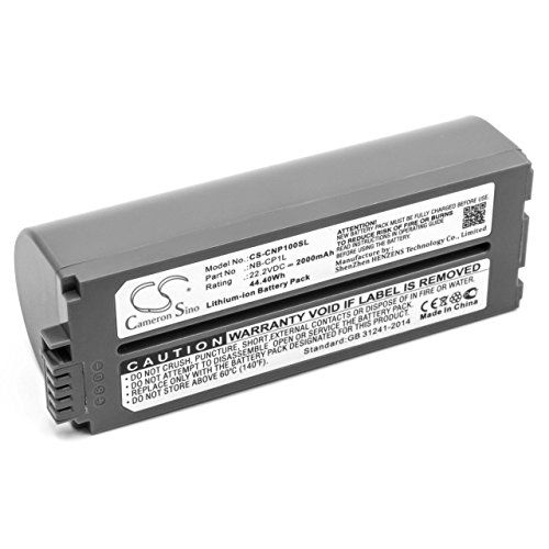 VHBW Li-Ion batterij 2000mAh (22,2V) geschikt voor printer kopieerapparaat scanner labelprinter Canon Selphy CP-100, CP-1000, CP-1200, CP-1300, CP-200, CP-220