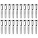 Cyclingcolors - 20x Vis Confirmat auto-pivotante Ø7mm pour perçage 5mm tête fraisée hexagonale creuse SW4 acier zingué, 70mm
