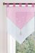 Gardinenbox Panneaux, 2023710, vitrage (h x b) 90 x 60 cm, roze, tweelaags voile, lussen, raamhanger, kleur roze