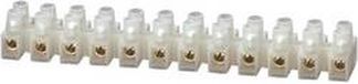 TRU COMPONENTS 620831 Kroonsteen Flexibel: 4-10 mm² Massief: 4-10 mm² Aantal polen: 12 1 stuk(s) Wit