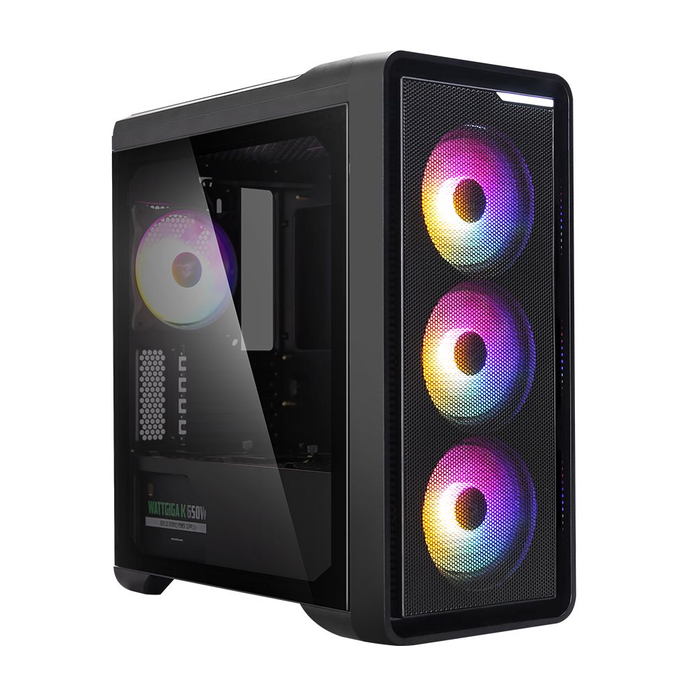 Zalman M3 Plus RGB Mini Tower PC Case - Black