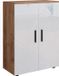 Vicco Irma Meuble haut – 60 x 81 cm Goldkraft chêne/blanc laqué brillant