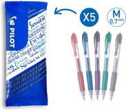 Pilot G2 Gel Pen Set - 5 Pack - Medium Point - Metallic Assortment