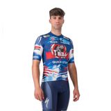 Castelli Competizione 3 Vuelta Kurzarmtrikot Blau Soudal Quick-Step, Größe XXL