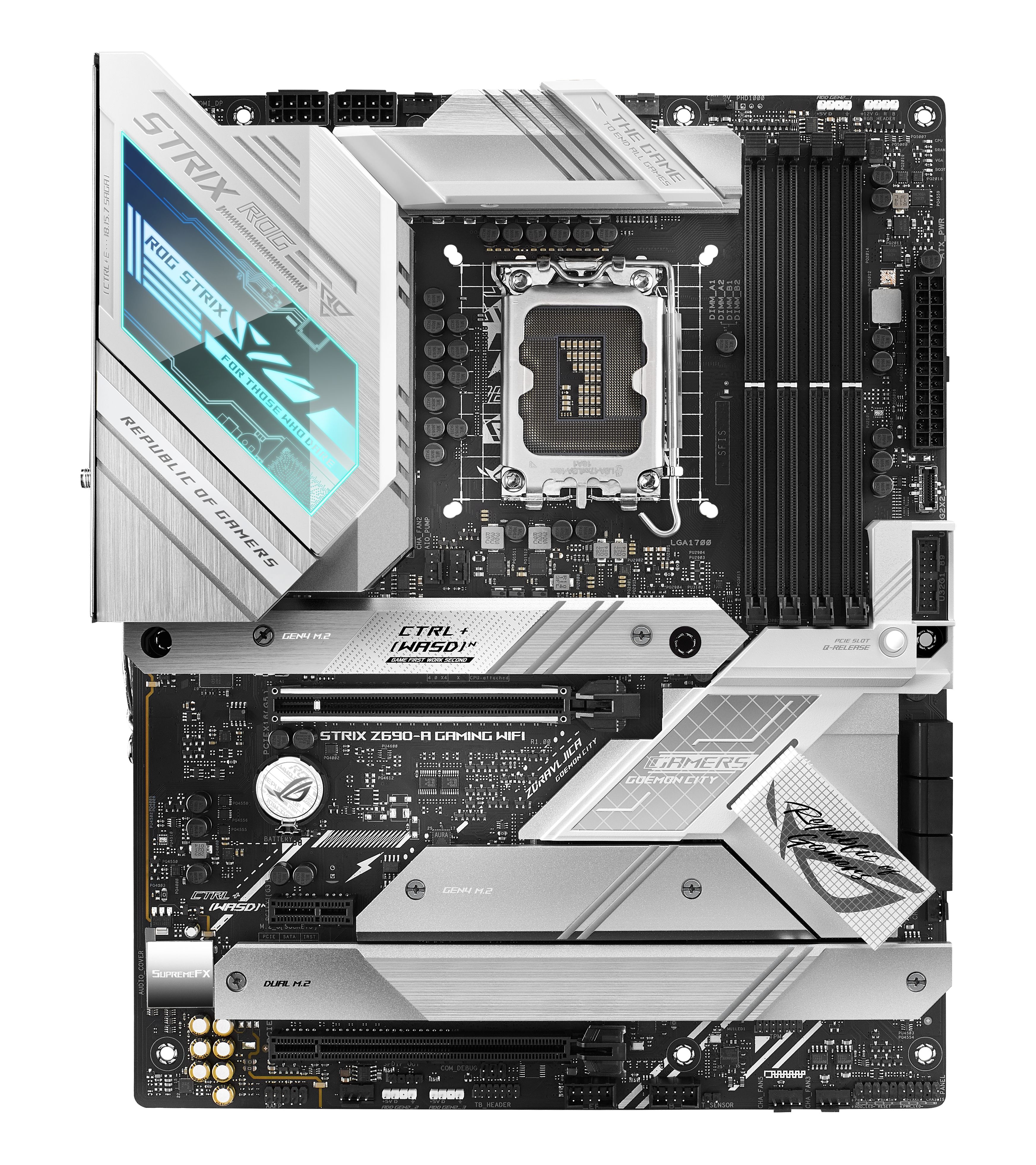 ASUS ROG STRIX Z690-A GAMING WIFI - ATX Motherboard - Intel Z690 - LGA 1700 - DDR5 - Wi-Fi 6E