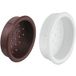 Häfele H3601 Grille d'aération ronde Ø 39 mm plastique perforé marron