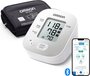 OMRON X2 Smart PLUS Bloeddrukmeter Bovenarm - Blood Pressure Monitor met Hartslagmeter - Onregelmatige Hartslag - Klinisch Gevalideerd - met Mobiele App - 22 tot 42 cm Manchet