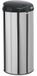 Rossignol Poubelle automatique Sensitive 50L acier inoxydable blanc ronde